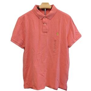 Polo Ralph Lauren Slim Fit Short Sleeve Shirt-Red/Salmon-Size Large-NWT-C26